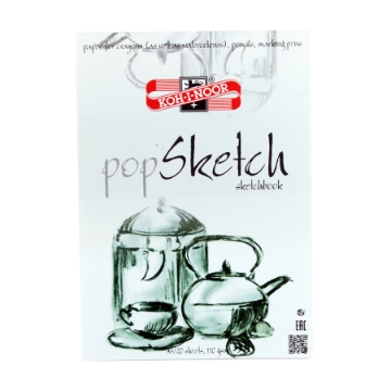 Show details for Koh-I-Noor Sketch Paper White for Artists - 180g - 30 Sheets A4 Block Picture of Koh-I-Noor Sketch Paper White for Artists - 180g - 30 Sheets A4 Block