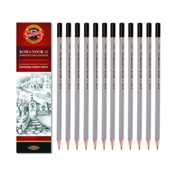 显示明细 Koh-I-Noor 木质铅笔 2B 六角形 - 型号 1860 图片 Koh-I-Noor 木质铅笔 2B 六角形 - 型号 1860