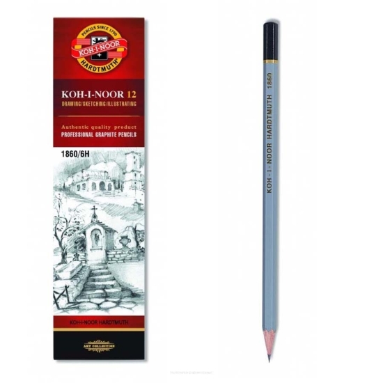 Picture of Koh-I-Noor Pencil Wood 2B Grades Hexagonal - Model 1860