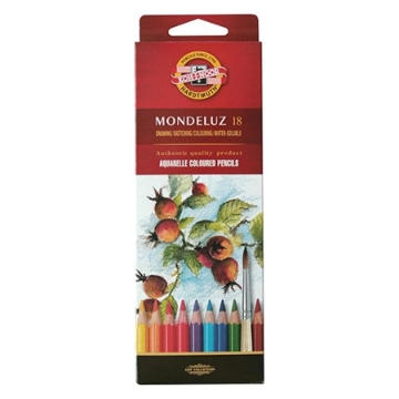 Show details for Koh-I-Noor Aquarelle Watercolor Colored Pencil Set - 18 Colors Picture of Koh-I-Noor Aquarelle Watercolor Colored Pencil Set - 18 Colors