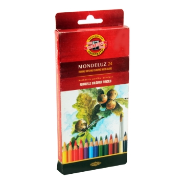 Show details for Koh-I-Noor Aquarelle Watercolor Colored Pencils - Set of 24 Picture of Koh-I-Noor Aquarelle Watercolor Colored Pencils - Set of 24