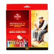 图片 Koh-I-Noor 水溶性色铅笔套装 - 36 色 + 2 支画笔 + 卷笔刀