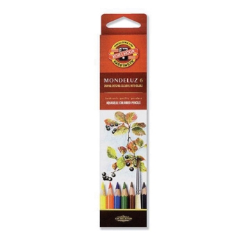Show details for Koh-I-Noor Aquarelle Watercolor Colored Pencils - Set of 6 Colors Picture of Koh-I-Noor Aquarelle Watercolor Colored Pencils - Set of 6 Colors