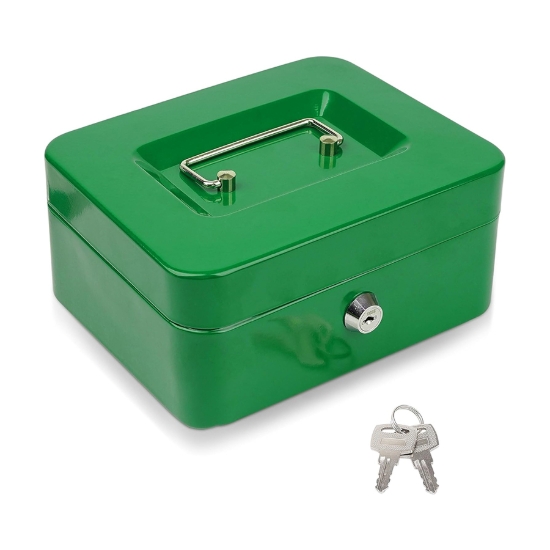 Picture of كاش بوكس معدن برو واى 6 بوصة اخضر - موديل C-150M