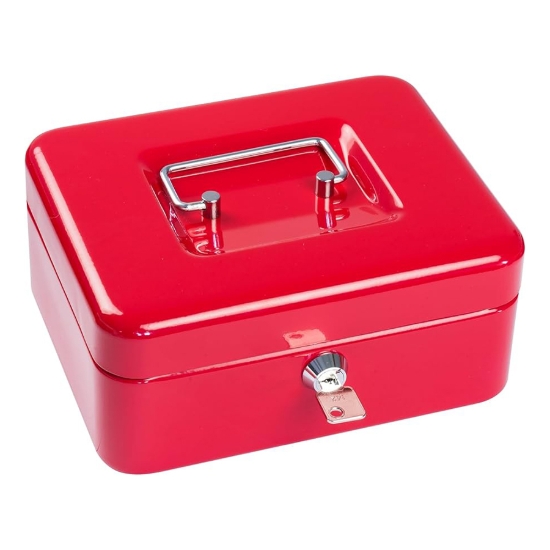 Picture of كاش بوكس معدن برو واى 8 بوصة احمر - موديل C-200M