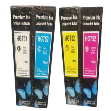 Show details for Ink set Black and 4 color 70 ml HGT 52/51 Picture of Ink set Black and 4 color 70 ml HGT 52/51