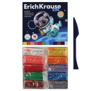 Picture of Erich Krause Colored Clay 10 Pieces with Modeling Tool 180g - Model 61331