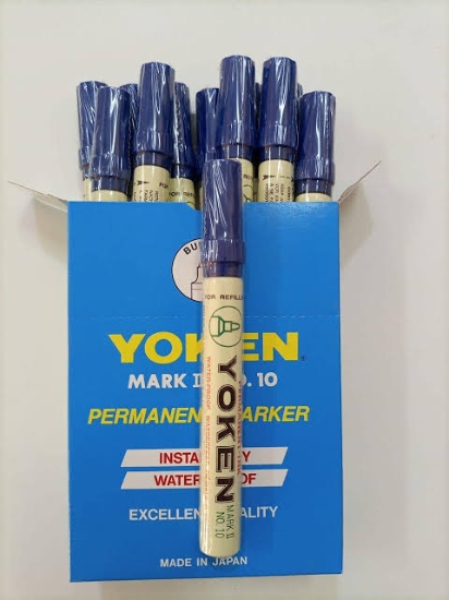 Picture of قلم ماركر يوكن سن مدور ازرق