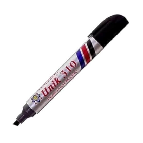 Picture of P 310 قلم ماركر يونيك مشطوف ماليزى اسود موديل
