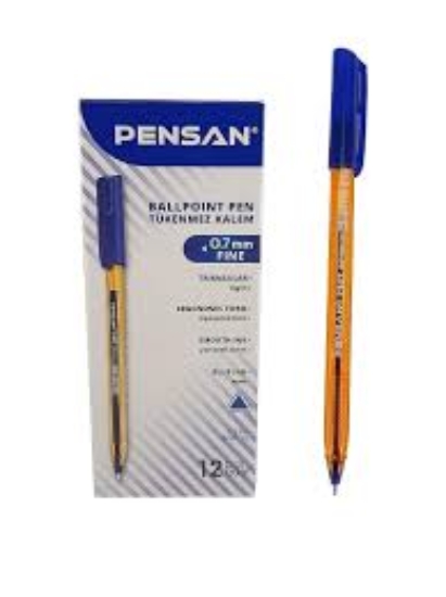 图片 土耳其圆珠笔 0.7 毫米 蓝色 - Pensan 2307
