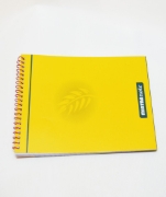 Bild von Blocknot Draht 40 Blätter Quadrate A5 Mintra