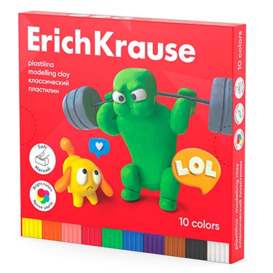 Picture of صلصال جولي فريندز ألوان اريك كراوس بأداة تشكيل 10 قطع 180 جم - موديل 61346