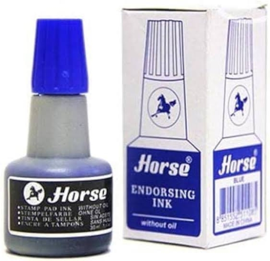 Bild von Horse Stempelfarbe 30 ml Blau