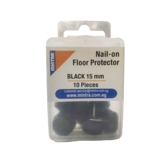 Picture of Round Nail-on Floor Protector 1.5 mm black - 96003