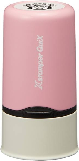Picture of Round Name Stamp, 13 mm Pink – X-Stamper QN32Shchihata