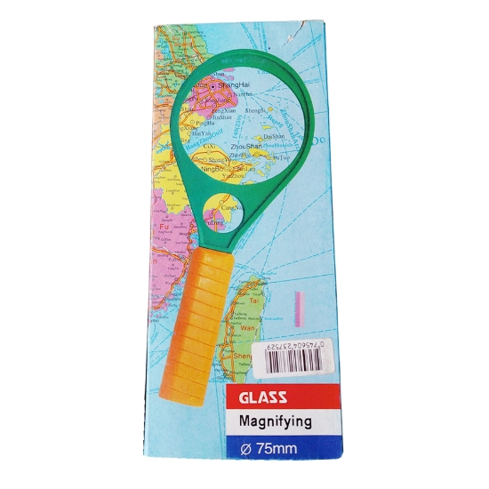 Imagen de Lupa de mano con brújula modelo GZ25-3 de 75 mm