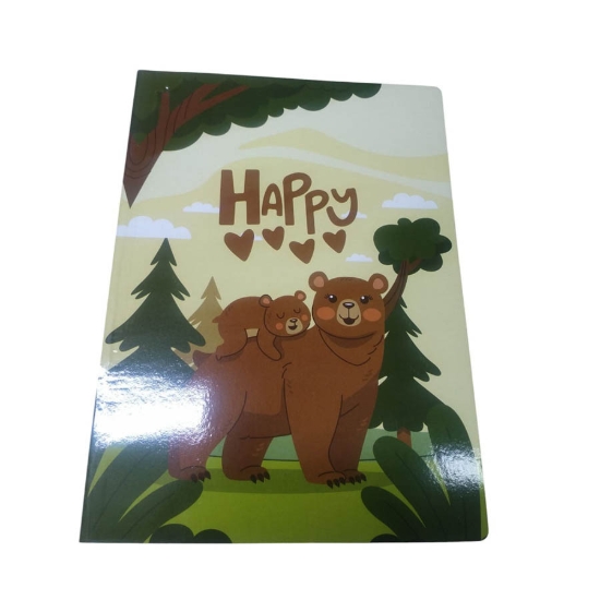 Image de كشكول جامعي بشر غلاف كوشية 80 ورقة مسطر 20 * 28 سم A4