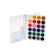 Picture of Plastic Watercolor Paint Set – 24 Colors – Erich Krause Model 61362