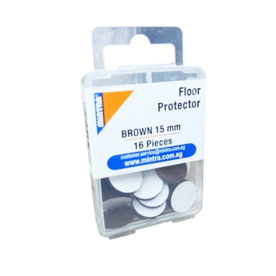 图片 圆形双面地板保护垫 1.5 cm 棕色 – Mintra 95987