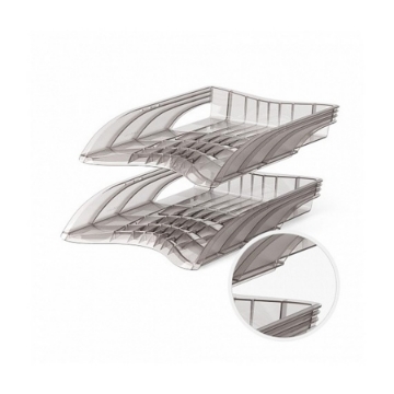 显示明细 Erich Krause S-WINg烟灰色塑料文件盘 - 型号EK 46045 图片 Erich Krause S-WINg烟灰色塑料文件盘 - 型号EK 46045