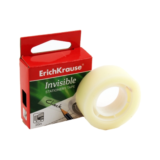 Picture of بكرة سلوتيب مكتبي ماجيك تايب شفاف 18 مم 20 متر - اريك كراوس موديل Invisible 40199