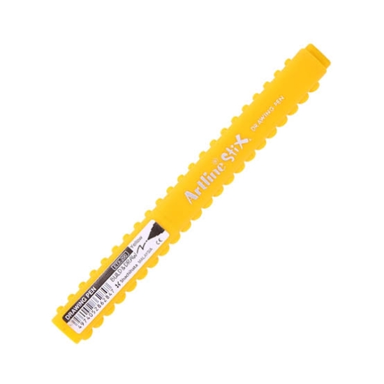 Picture of Felt Tip Pen Feather Nib Yellow - Art Line ETX200