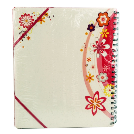 Image de Cahier scolaire Siyas à double spirale Julie, 100 pages, 23 × 27,9 cm – Mintra