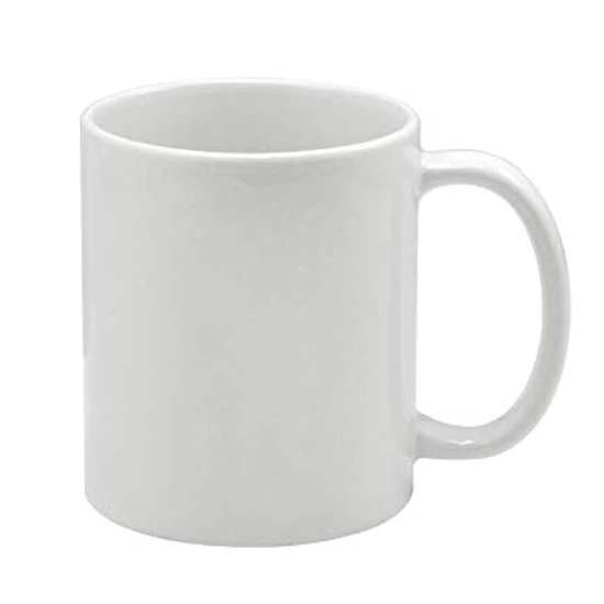 图片 白色纯色瓷杯