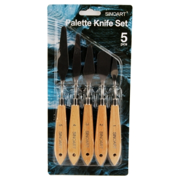 Show details for Sinoart Painting Knife Set 5 Pieces Sizes 1–5 - Model SFT092 Picture of Sinoart Painting Knife Set 5 Pieces Sizes 1–5 - Model SFT092