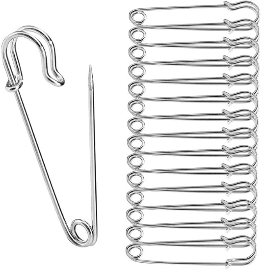 图片 大号银色伊哈姆别针