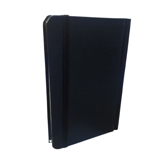 Imagen de Cuaderno encuadernado en cuero con respaldo de plástico – Tamaño 14 × 9.5, 96 páginas de color crema