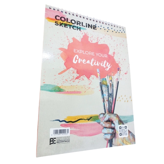 Picture of Colored Sketch Paper – 12 Sheets, 160 gsm, A4