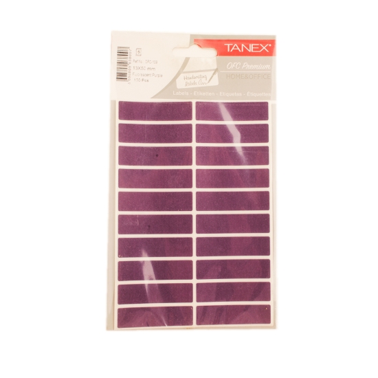 Picture of Handwriting Label violit 5 sheets (50x 13mm) A5/14 Tanex Model OFC109