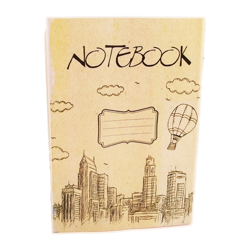 Picture of University Lined Notebook, stapled 60 Sheets, A4