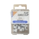 Show details for Square Plastic Cable Clips Pack YF8, 25 Pieces Mintra –94464 Picture of Square Plastic Cable Clips Pack YF8, 25 Pieces Mintra –94464
