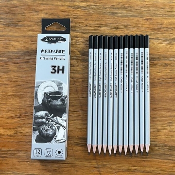 Show details for Acmeliae Hexagonal Graphite Pencil Graded Model 8000-3H Picture of Acmeliae Hexagonal Graphite Pencil Graded Model 8000-3H