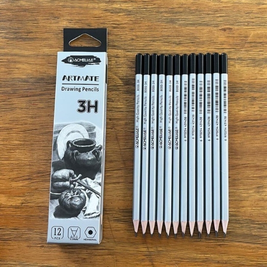 图片 Acmeliae 六角等级铅笔 型号 8000-3H