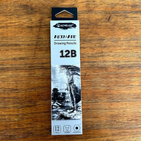 图片 Acmeliae 六角多等级铅笔 – 型号 8000-12B