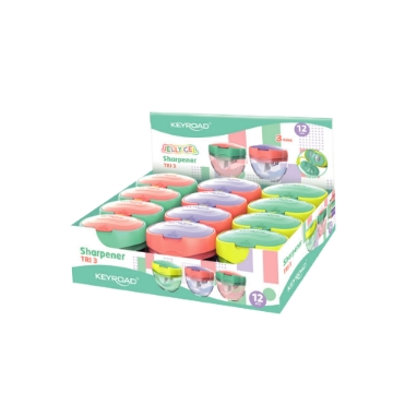 Show details for Keyroad Jelly Gel dual-hole sharpener with container – model KR973106 Picture of Keyroad Jelly Gel dual-hole sharpener with container – model KR973106