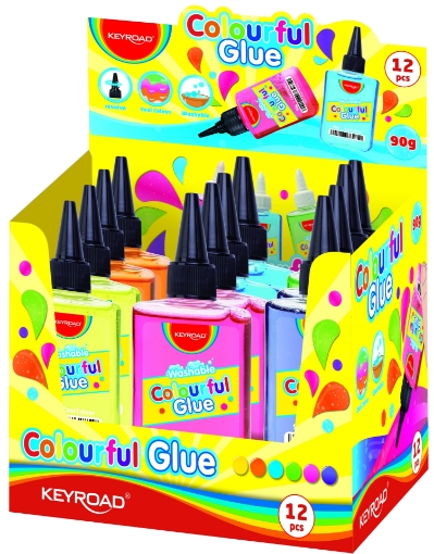 Image de Colle colorée Keyroad 90 g Modèle KR972799