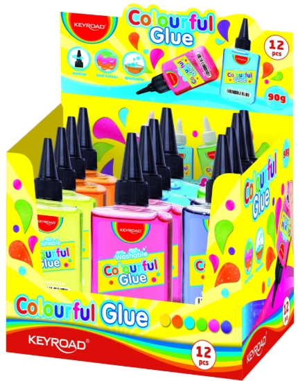 图片 Keyroad 彩色胶水 90克 – 型号KR972799