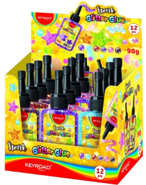 Show details for Keyroad Colored Glitter Glue 90g – Model KR972800 Picture of Keyroad Colored Glitter Glue 90g – Model KR972800