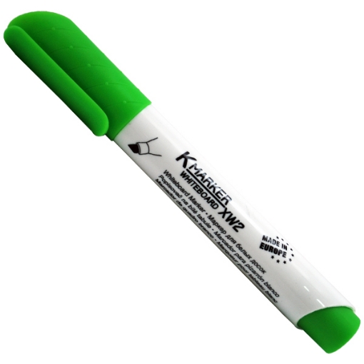 Imagen de Marcador para pizarra blanca - punta biselada verde claro Kores Modelo 20851