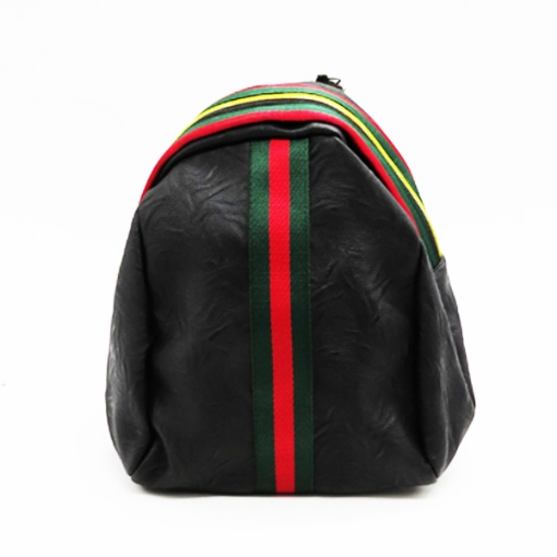 Bild von Leder-Rucksack mit 2 Reißverschlüssen Klein