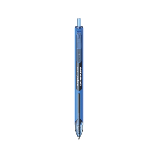 Image de Stylo gel Keyroad - 0,7 mm bleu corps en caoutchouc - Modèle KR972870
