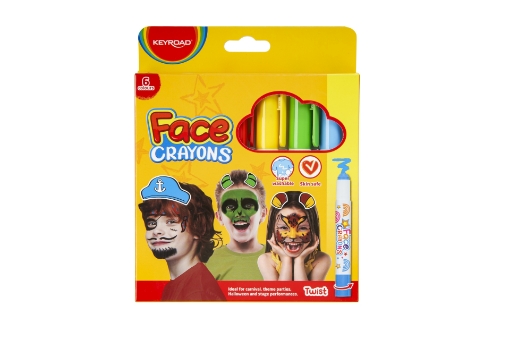 Picture of Keyroad Wax Face Paints - Box of 6 Colors - Model KR972893