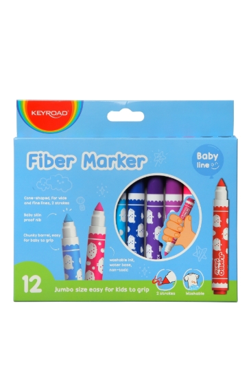 Bild von Keyroad Jumbo Auswaschbare Filzstifte - Modell KR972320