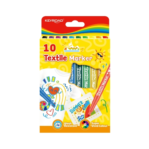 Picture of Keyroad Fabric Markers 10 Colors - Model KR972896