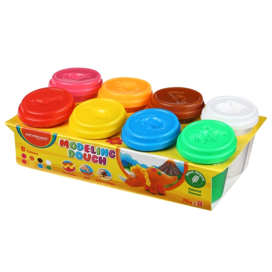 Picture of صلصال ألوان كى رود - علبة 8 برطمان 75 جرام - موديل KR971722