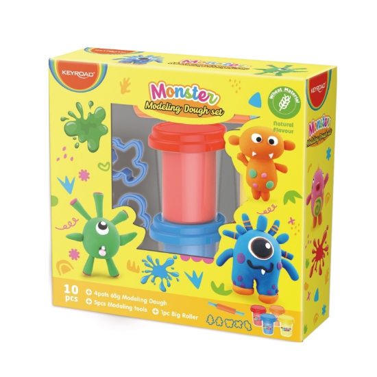 Picture of صلصال قطع كى رود - 260 جرام ألوان متنوعة 6 برطمان + نشابة + 5 أشكال - موديل KR972268